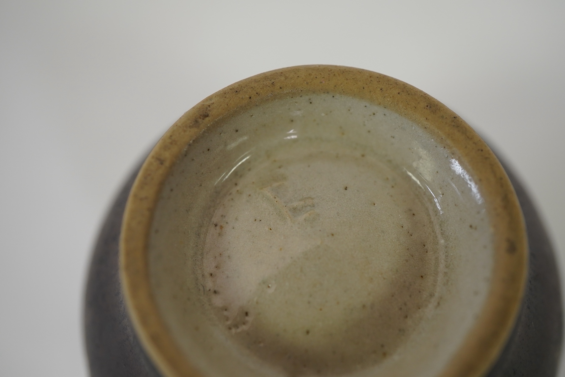 Dame Lucie Rie DBE (Austrian/British, 1902-1995): A stoneware pourer